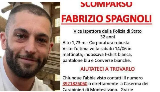Poliziotto scomparso: ore di ansia e migliaia di appelli sui social